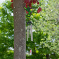 Stained Glass Effect Hummingbird Wind Chime