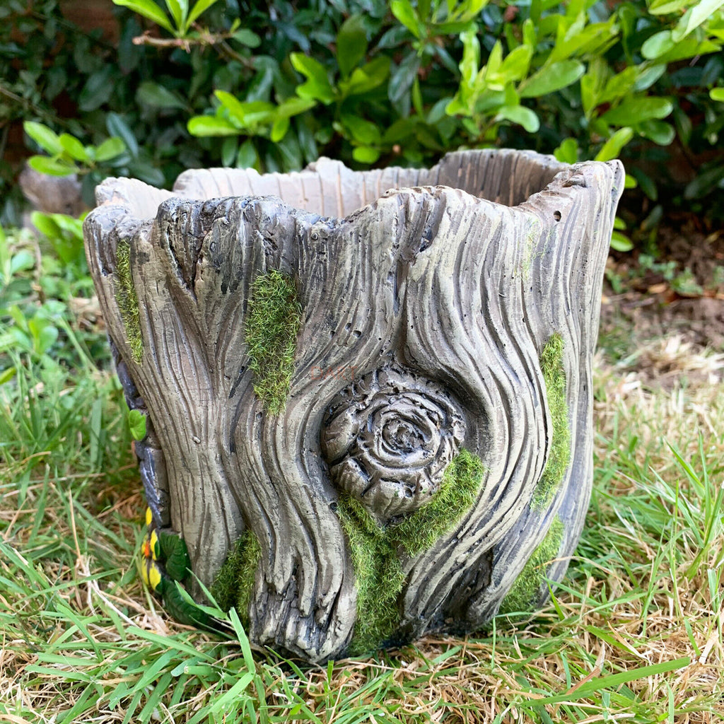 Cement Fairy House Garden Planter Large