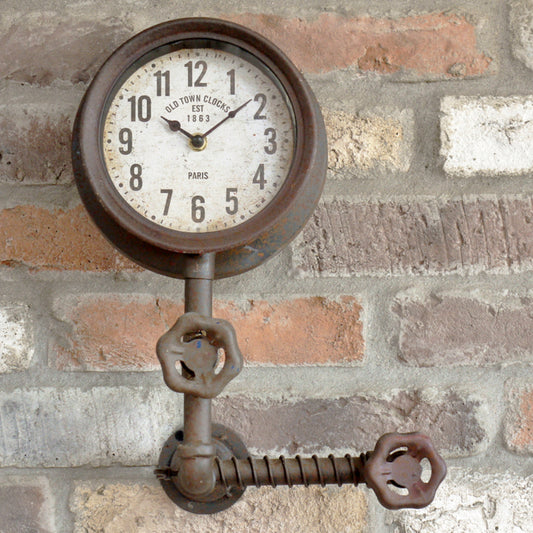 Industrial Pipe Clock