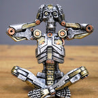 Set Of 3 Wise Steampunk Skeleton Ornaments