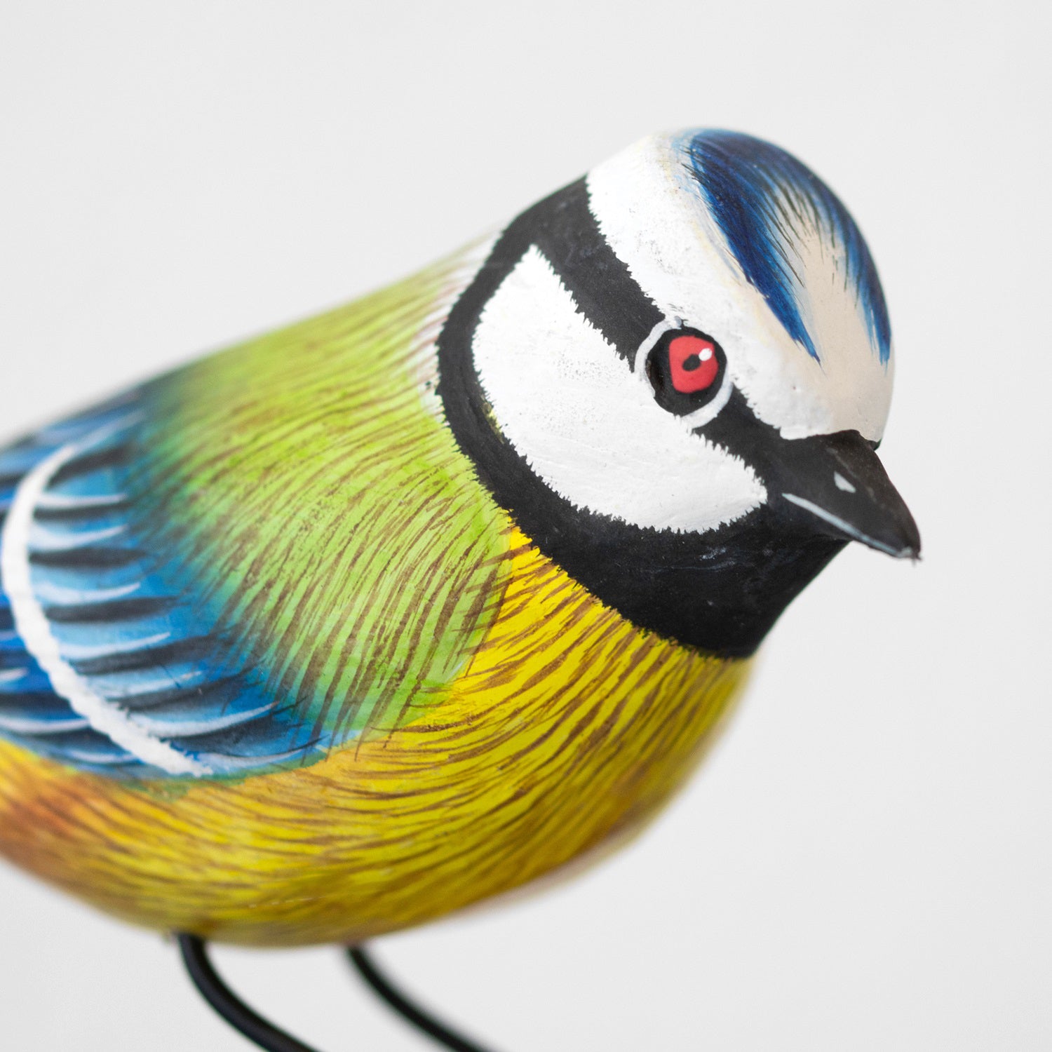Blue Tit On Root Perch Ornament