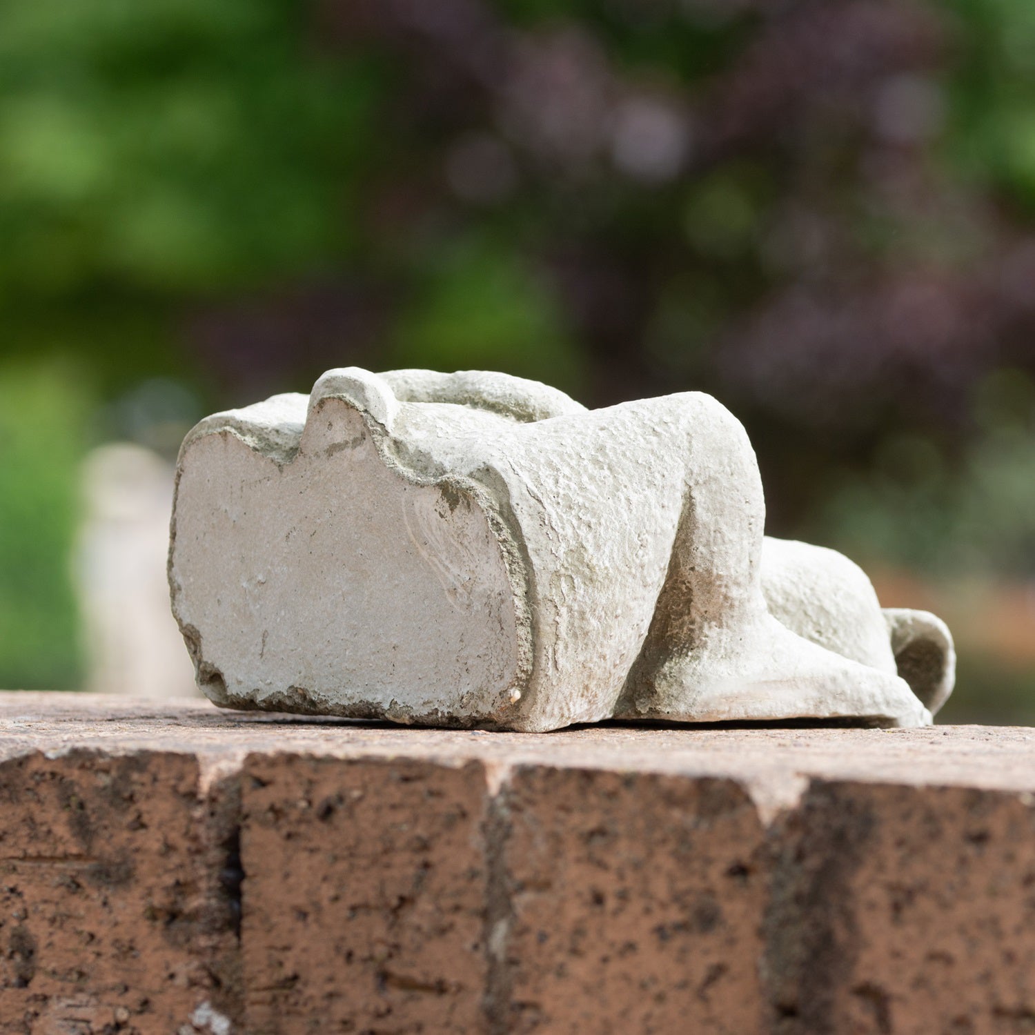 Stone Peeping Gremlin Sculpture