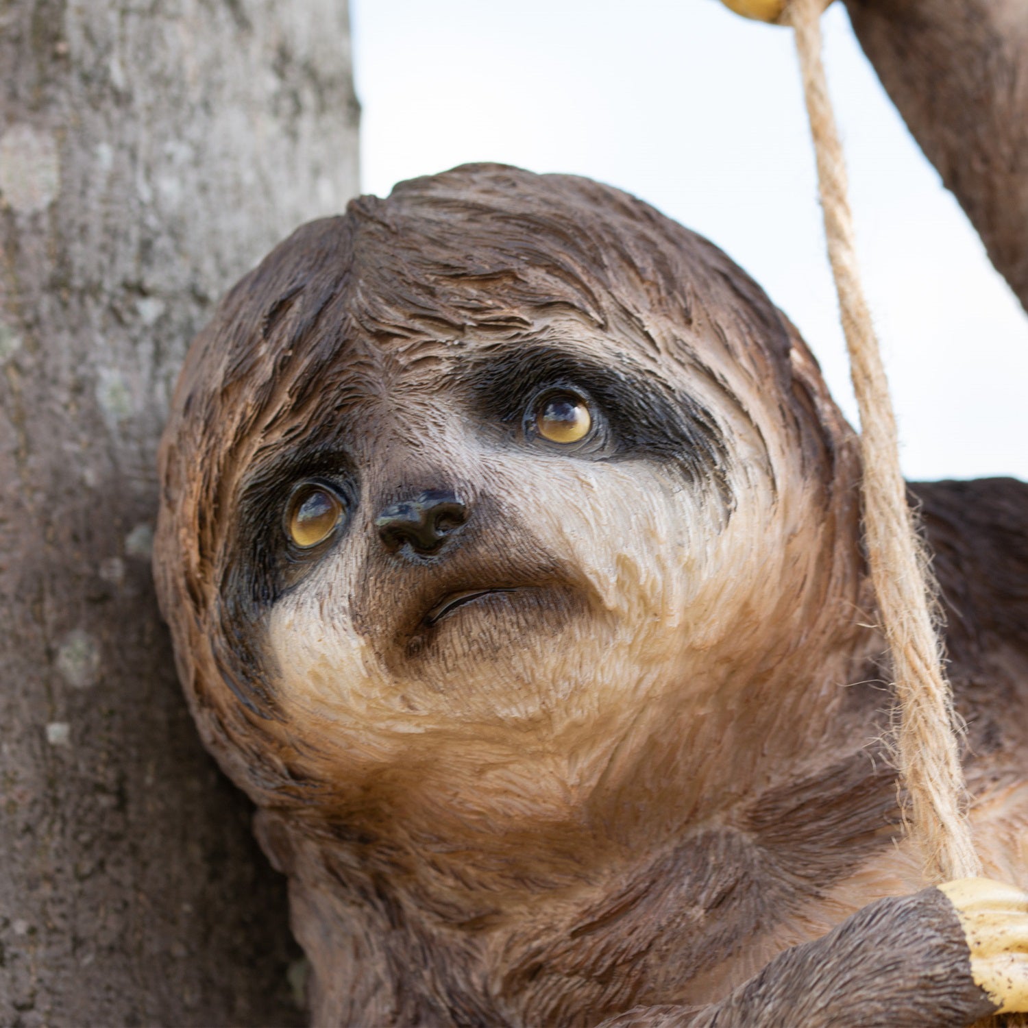 Hanging Sloth Sculpture