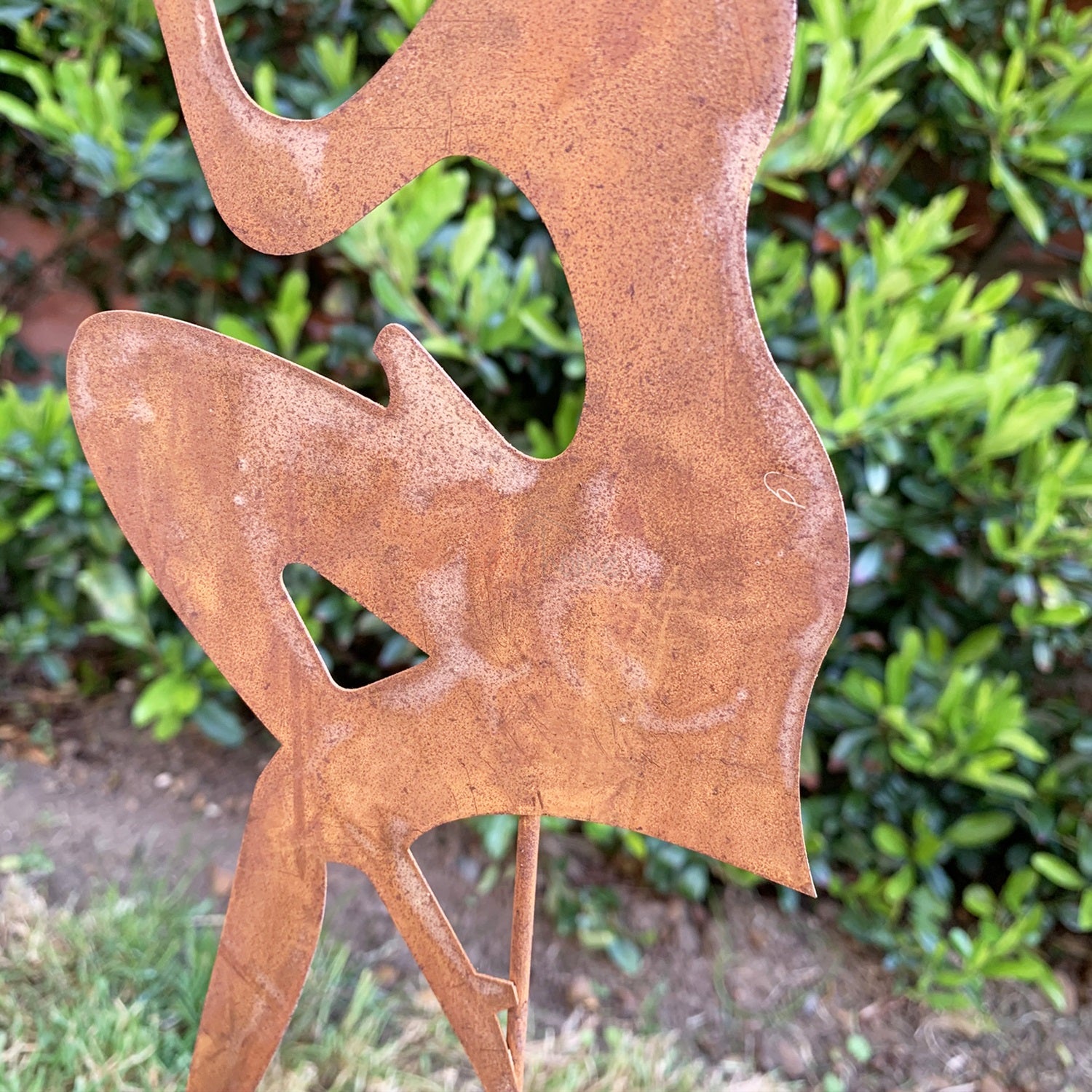 Rusty Fairy Garden Stake