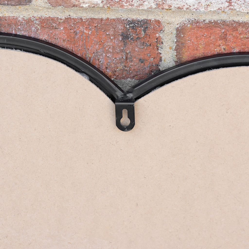 Love Heart Silhouette Garden Mirror