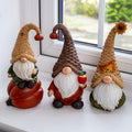 Set Of 3 Autumn Gnome Figures