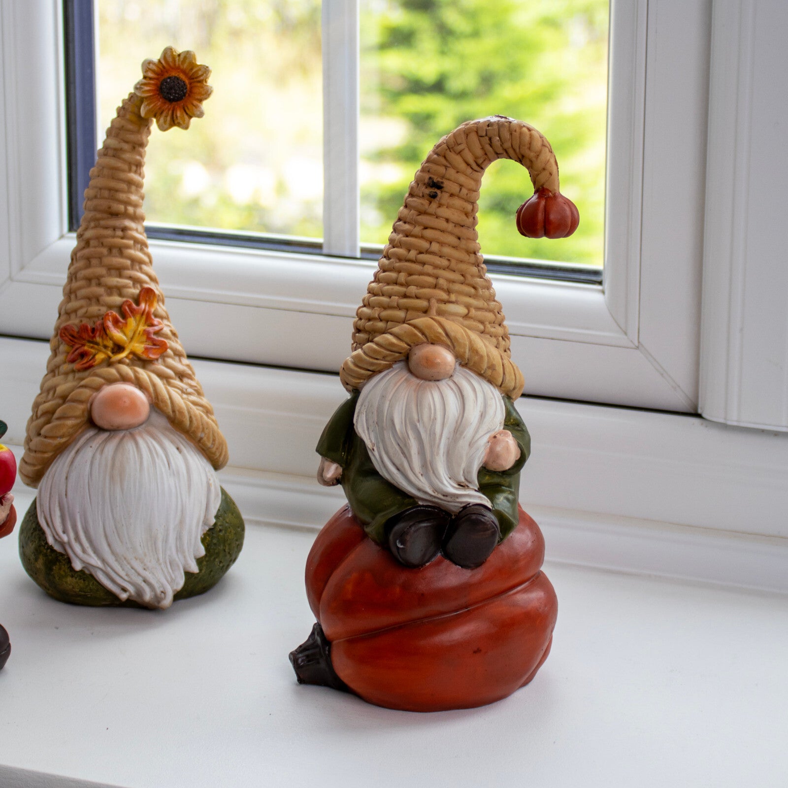 Set Of 3 Autumn Gnome Figures