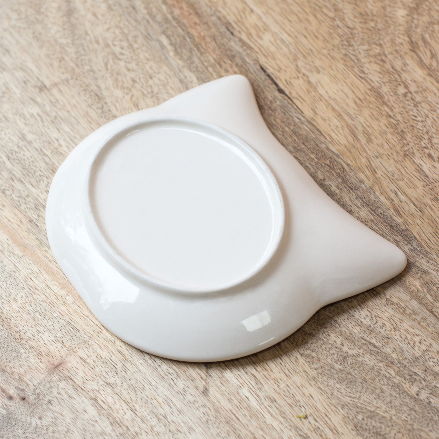 Ceramic Ginger Cat Face Saucer