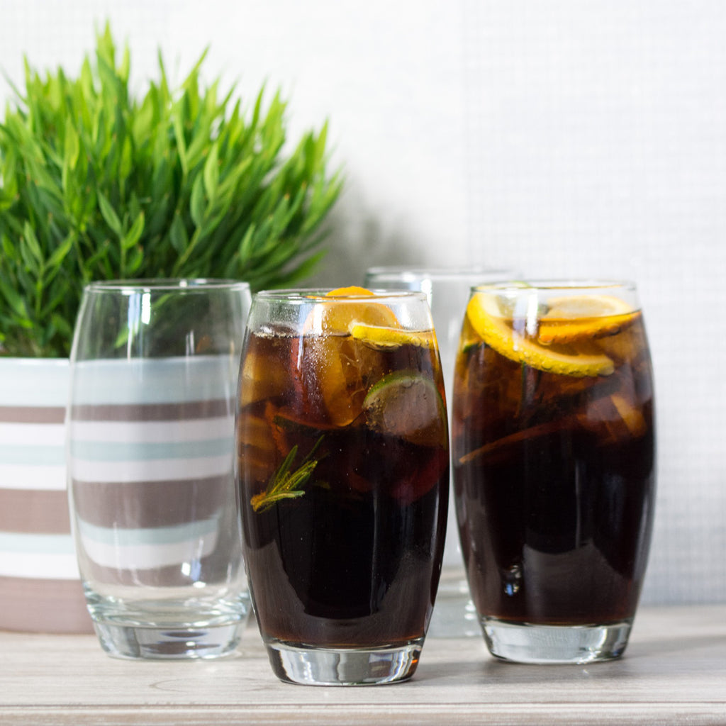 Set Of 4 Curve HiBall Glasses