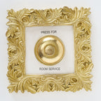 Gold Press For Room Service Button Decor
