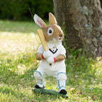 Rabbit Cricket Player Ornament