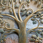 Gold Tree of Life Wall Candle Holder