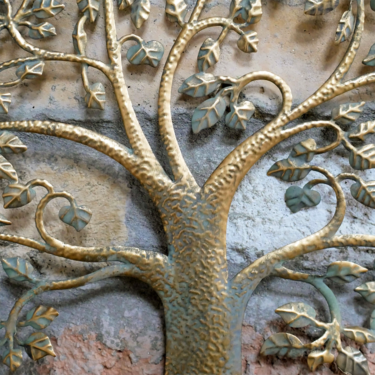 Gold Tree of Life Wall Candle Holder