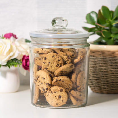 2 Litre Glass Biscuit Jar