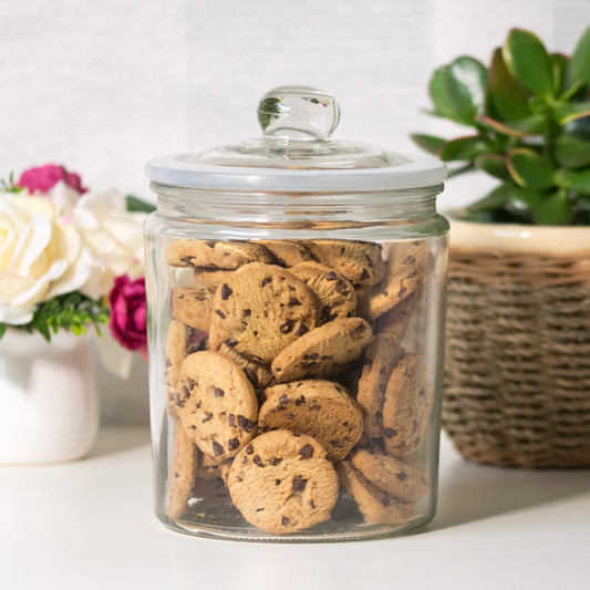 2 Litre Glass Biscuit Jar
