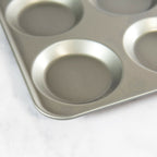 Set Of 2 Non-Stick 6 Hole Yorkshire Pudding Trays