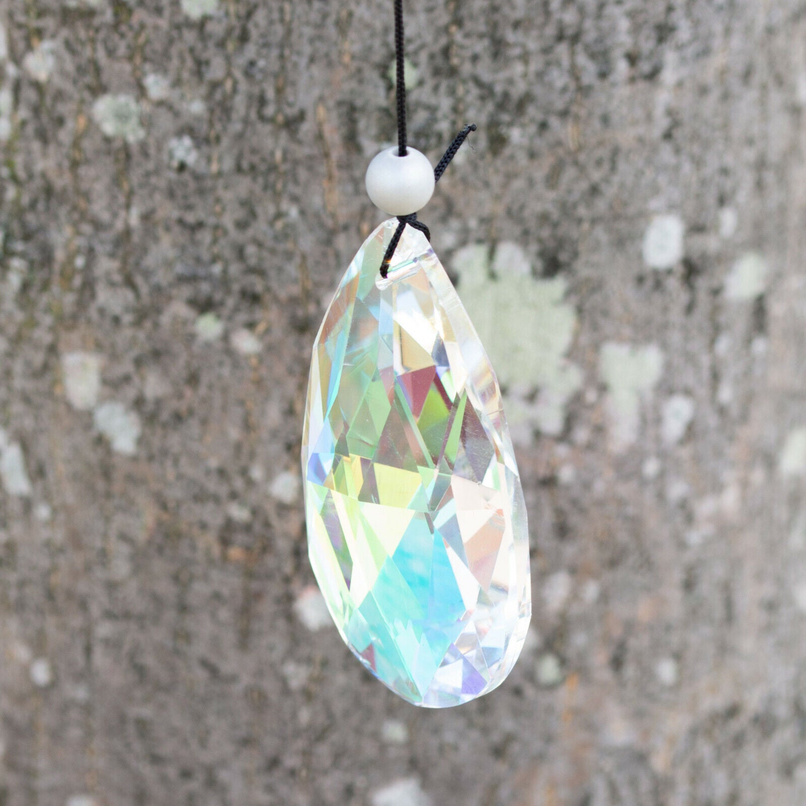 Stained Glass Effect Hummingbird Wind Chime