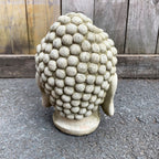 Stein-Thai-Buddha-Kopf-Gartenskulptur, 3 kg