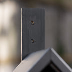 Grey And Silver Metal Roof Bird House