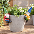 Set Of 2 Gnome Pot Hangers