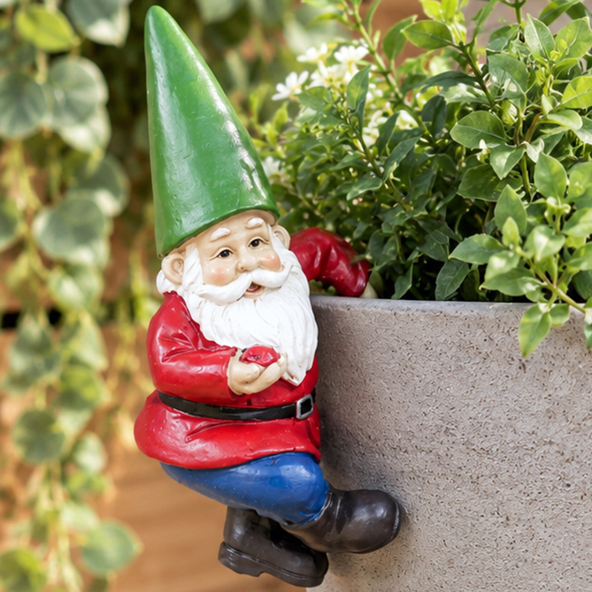 Set Of 2 Gnome Pot Hangers