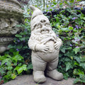 Stone Jolly Gnome Garden Sculpture