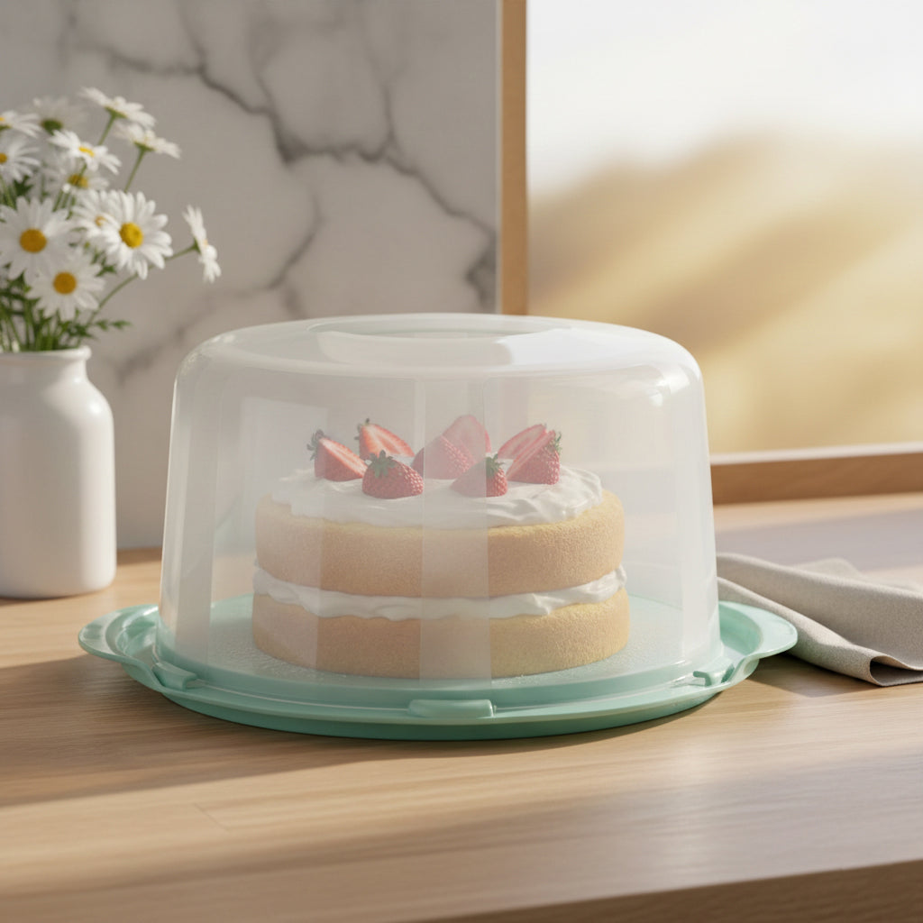 Large Mint Green Deep Round Cake Dome