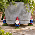 Set Of 3 Mini Garden Gnome Pot Feet