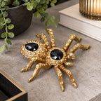 Gold Jewelled Spider Ornament