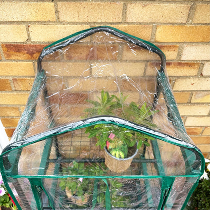 Green 4 Tier Mini Greenhouse