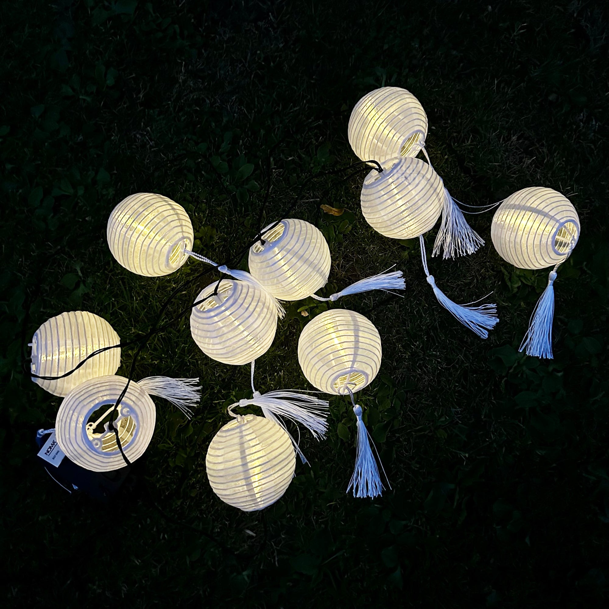 10 Chinese Lantern Outdoor Solar Lights