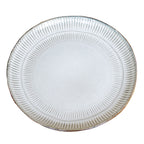 Set Of 4 Embossed Reactive Glaze Side Plates