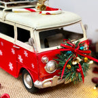 Red Christmas Campervan Ornament