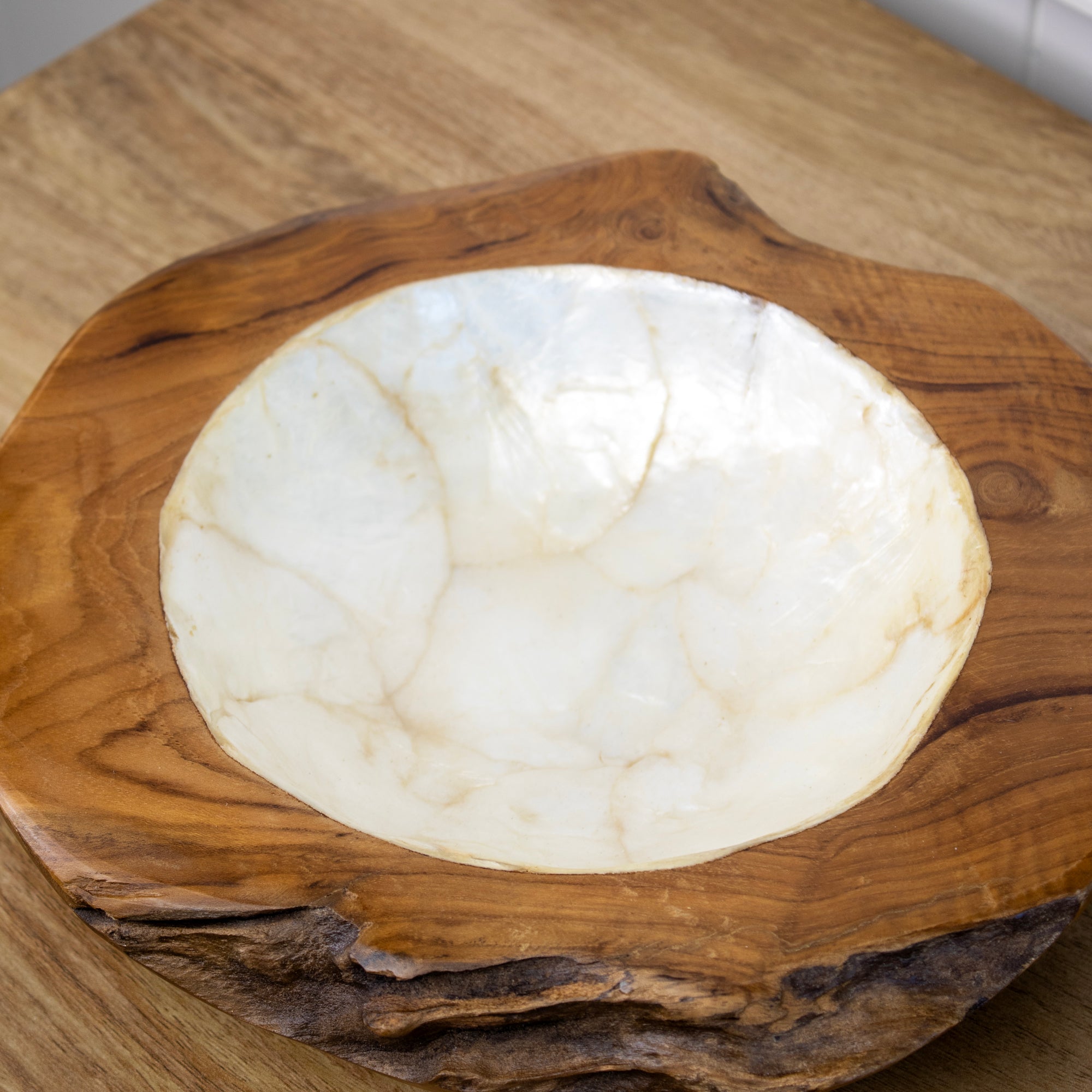 Teak Root Pearl Bowl