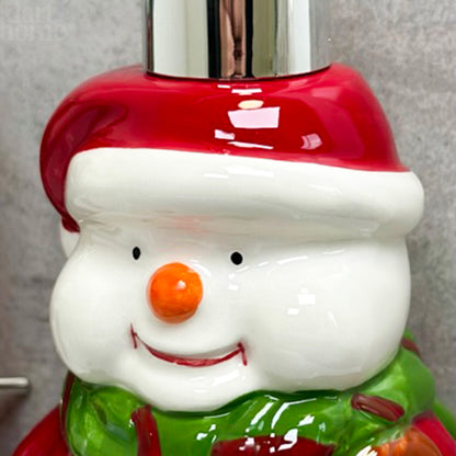 Christmas Snowman Soap Dispenser