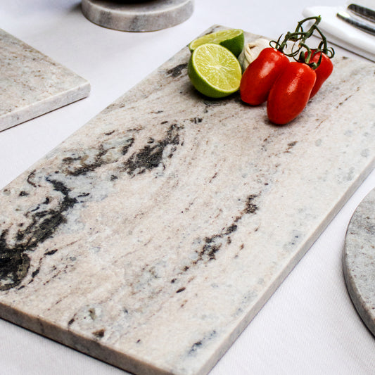 Sand Long Marble Serving Board