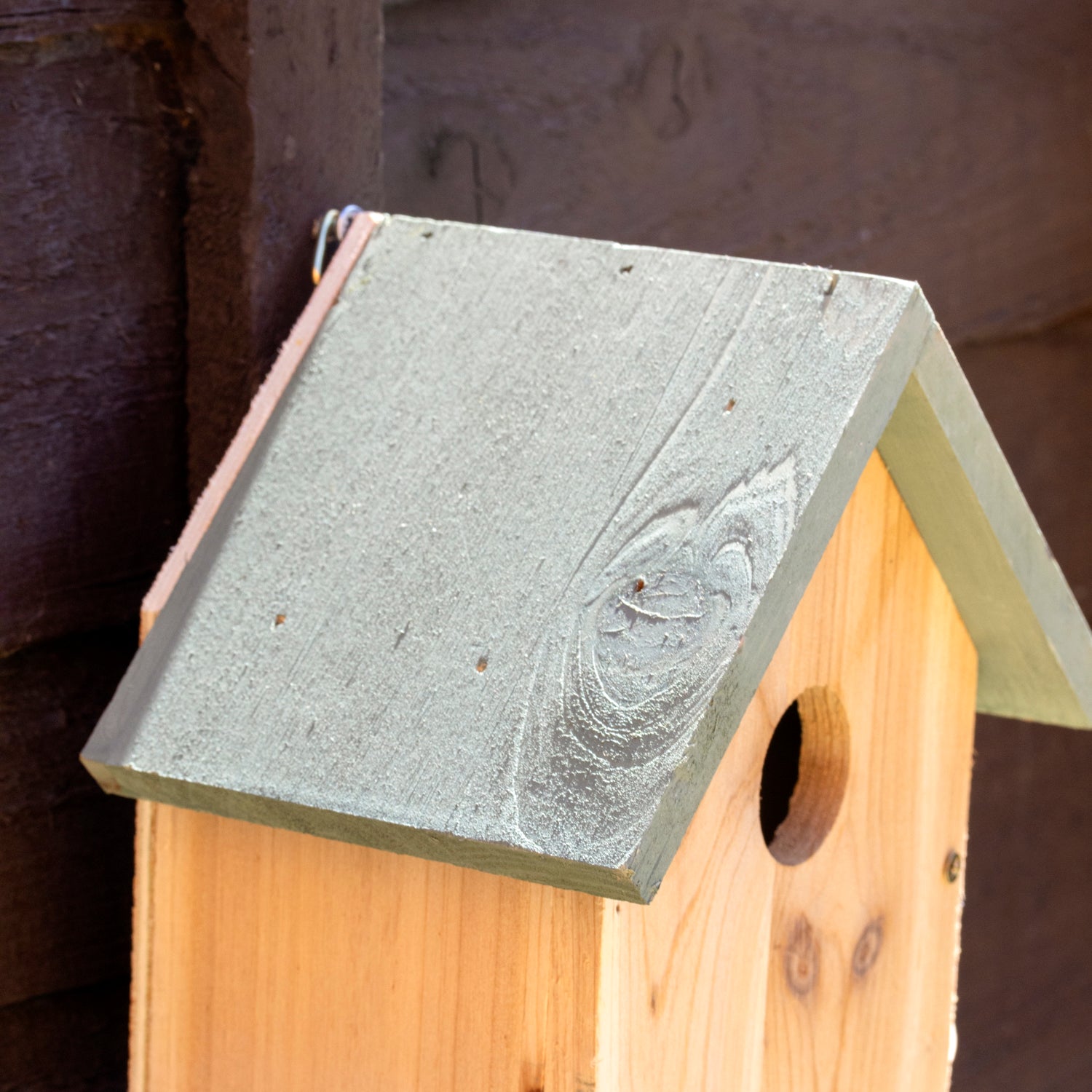 Green Wood Bird House