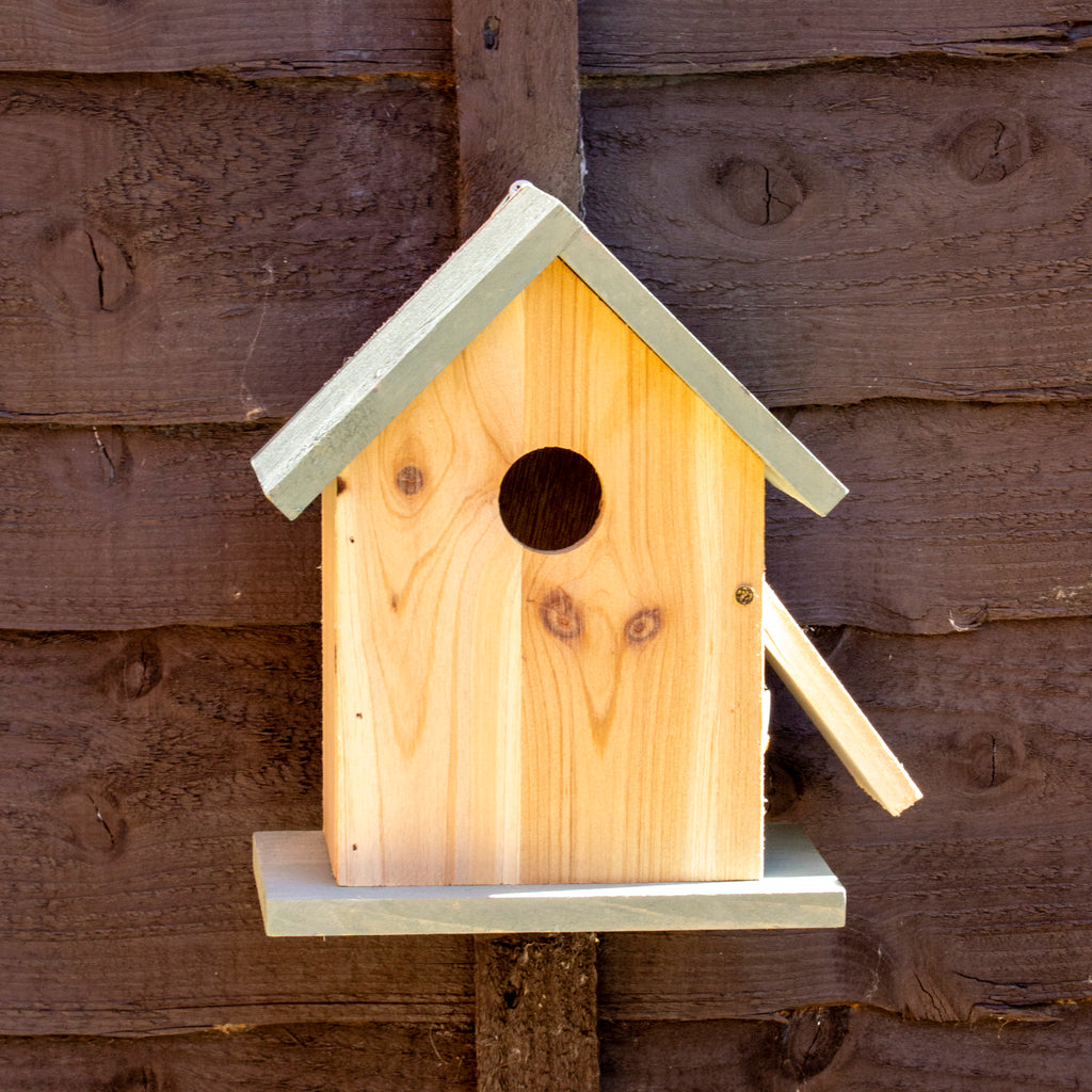 Green Wood Bird House