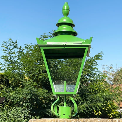 Green Lamp Post Top Lantern