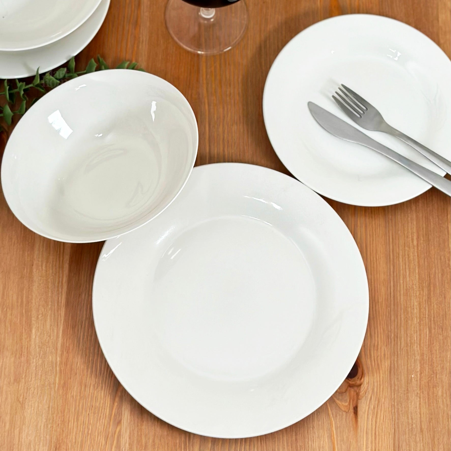Super White 12 Piece Dinner Set