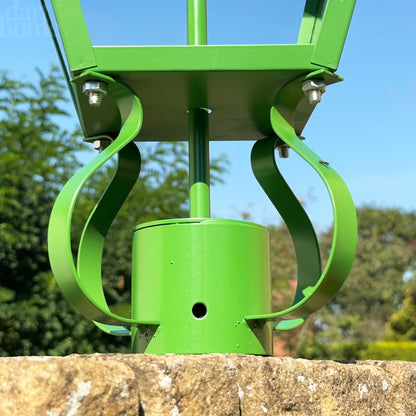 Green Lamp Post Top Lantern