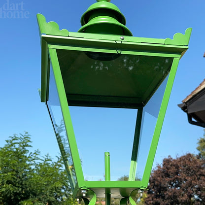 Green Lamp Post Top Lantern