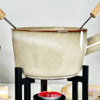 Reactive Glaze Chocolate Fondue Set