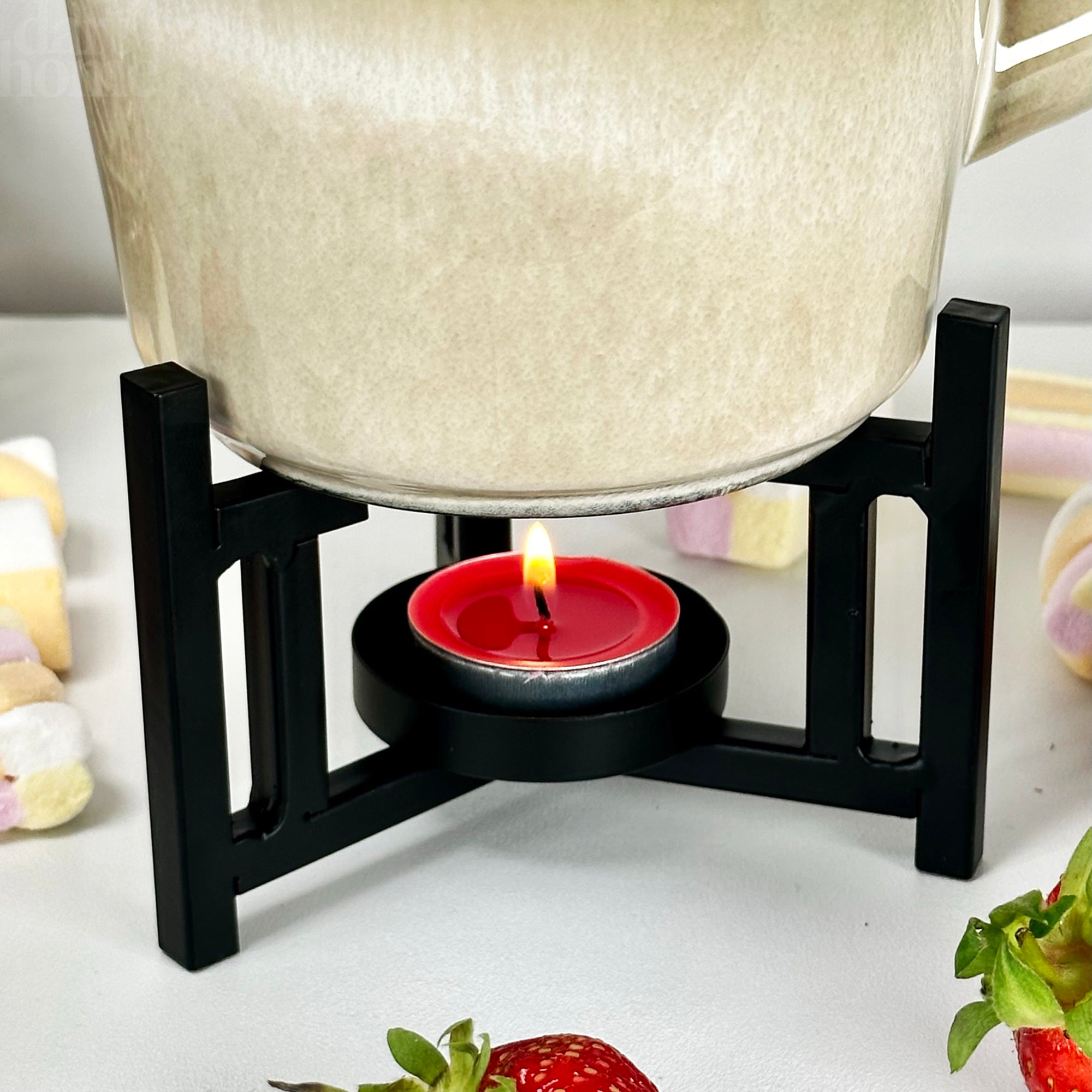 Reactive Glaze Chocolate Fondue Set