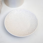 Set Of 3 White Buddha Ceramic Bathroom Accessories