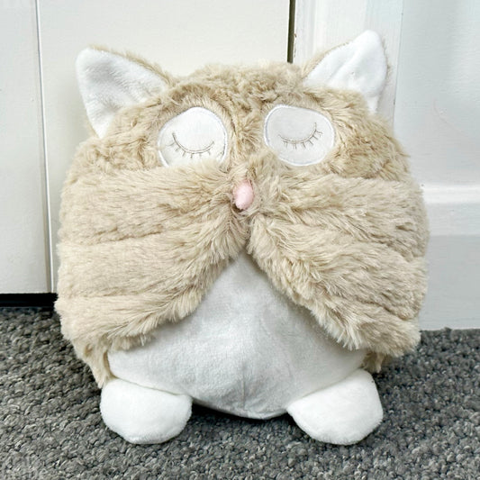 Beige Soft Owl Doorstop