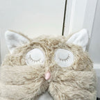 Beige Soft Owl Doorstop
