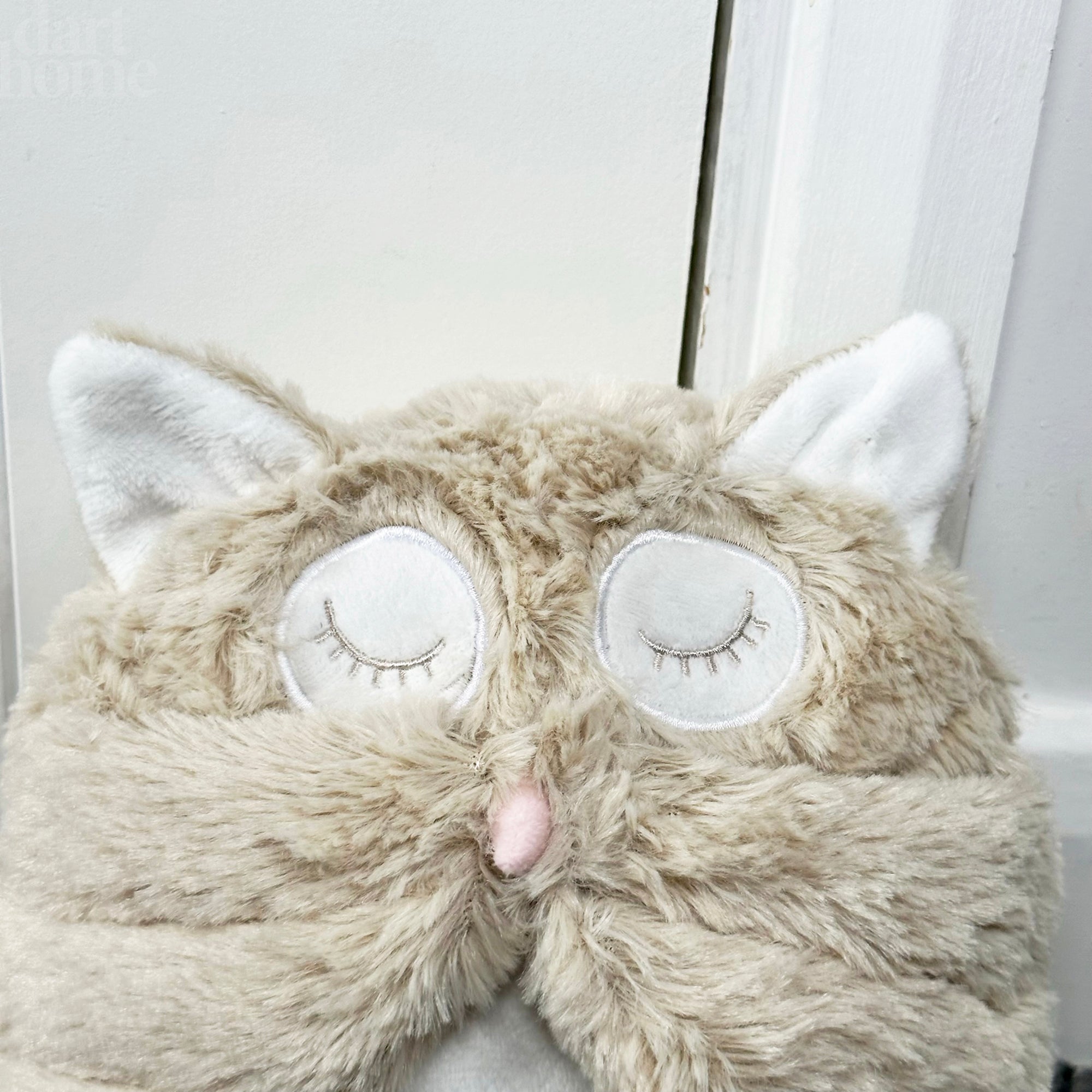 Beige Soft Owl Doorstop