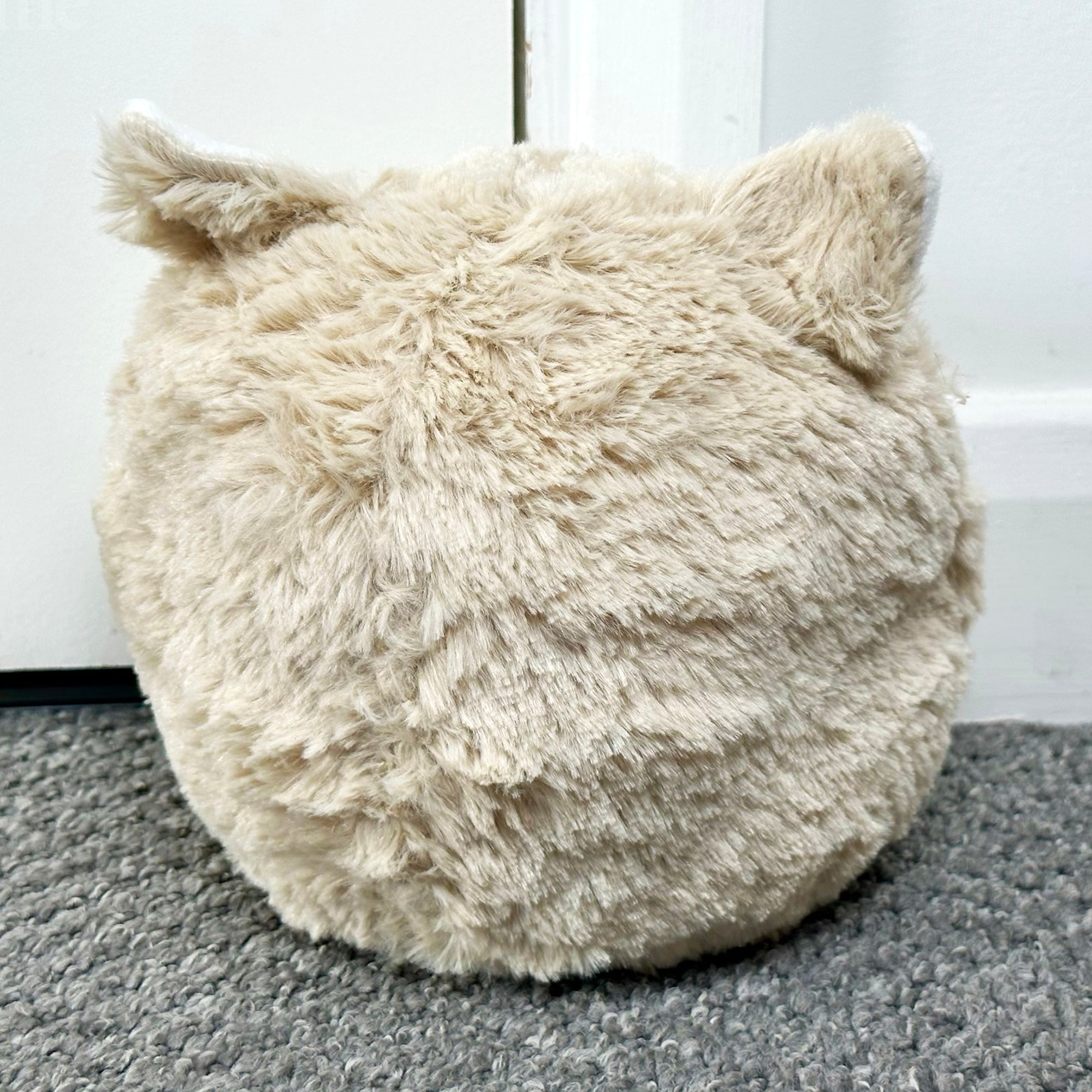 Beige Soft Owl Doorstop