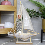 Decorative Natural Wood Nautical Boat